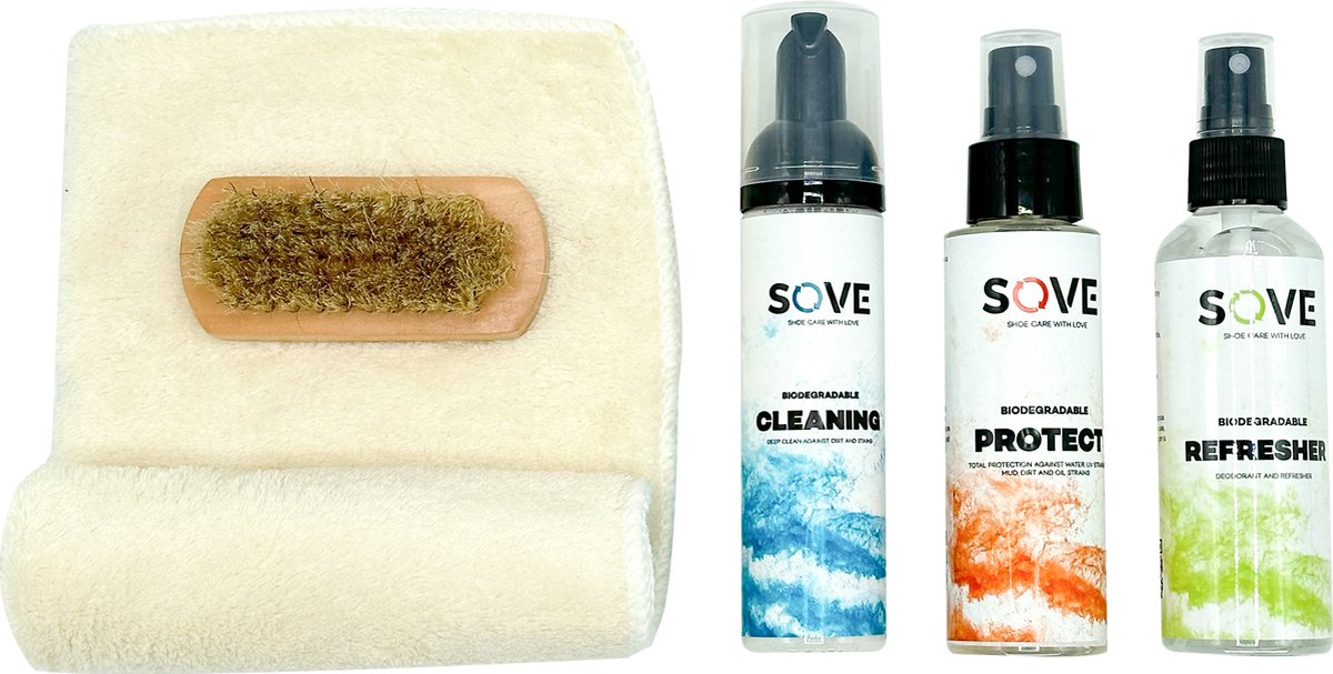 Sove Ultimate Package | ECO Sneaker Cleaning Kit | Schoenen Schoonmaakset