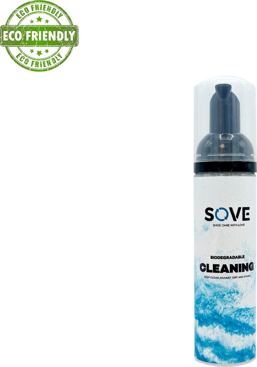 Sove Cleaning - ECO Sneaker Schoonmaak - Schoenen Schoonmaak Foam 70ml