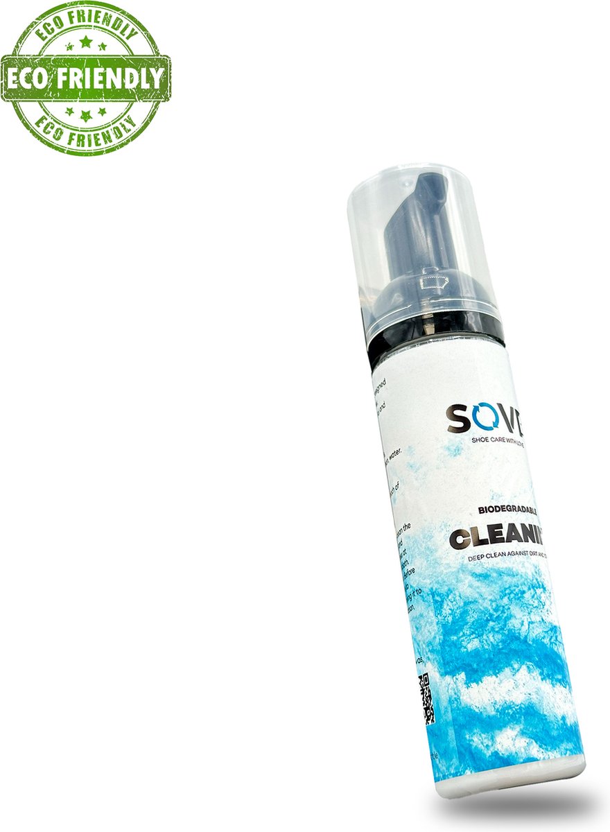 Sove Cleaning - ECO Sneaker Schoonmaak - Schoenen Schoonmaak Foam 70ml