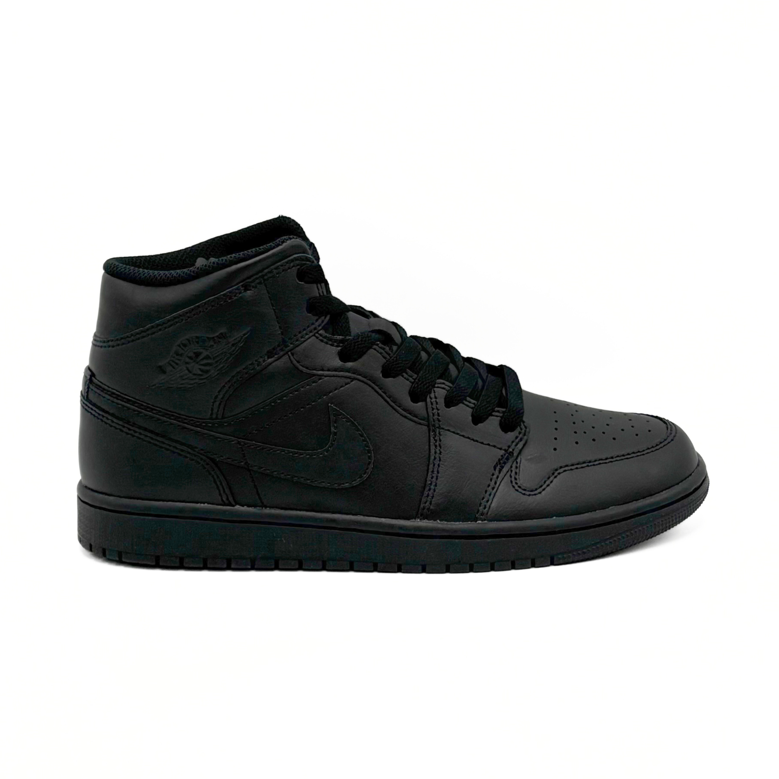 Air Jordan 1 Mid (Triple Black)