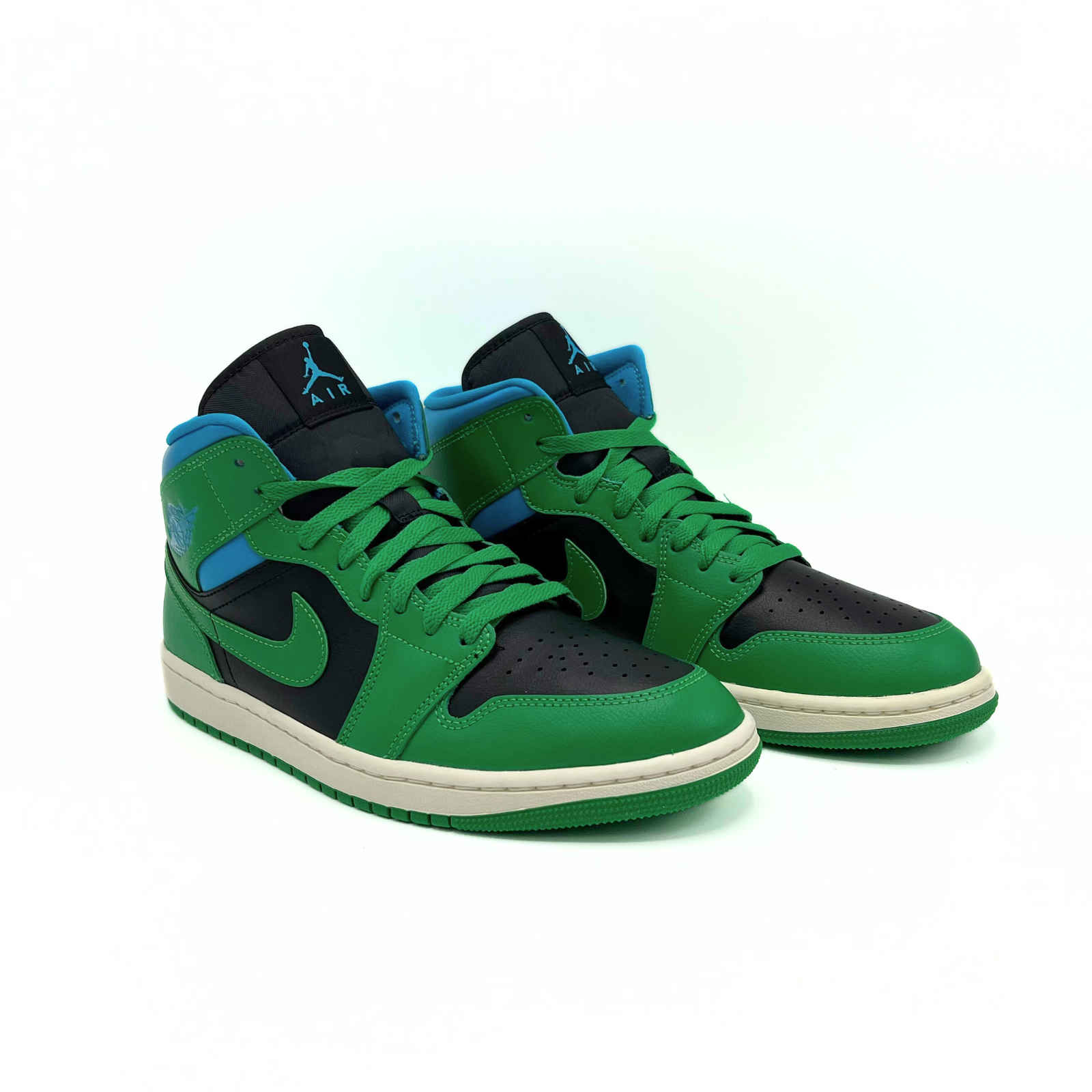 Air Jordan 1 Mid WMNS (Lucky Green)