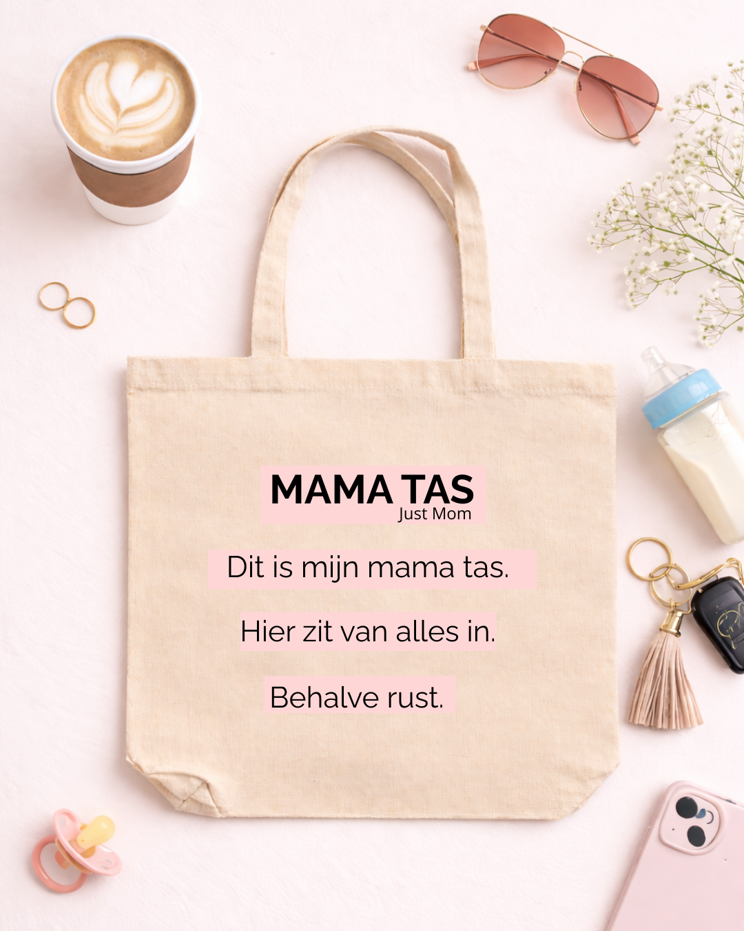 Just Mom Mama Tas - Behalve Rust