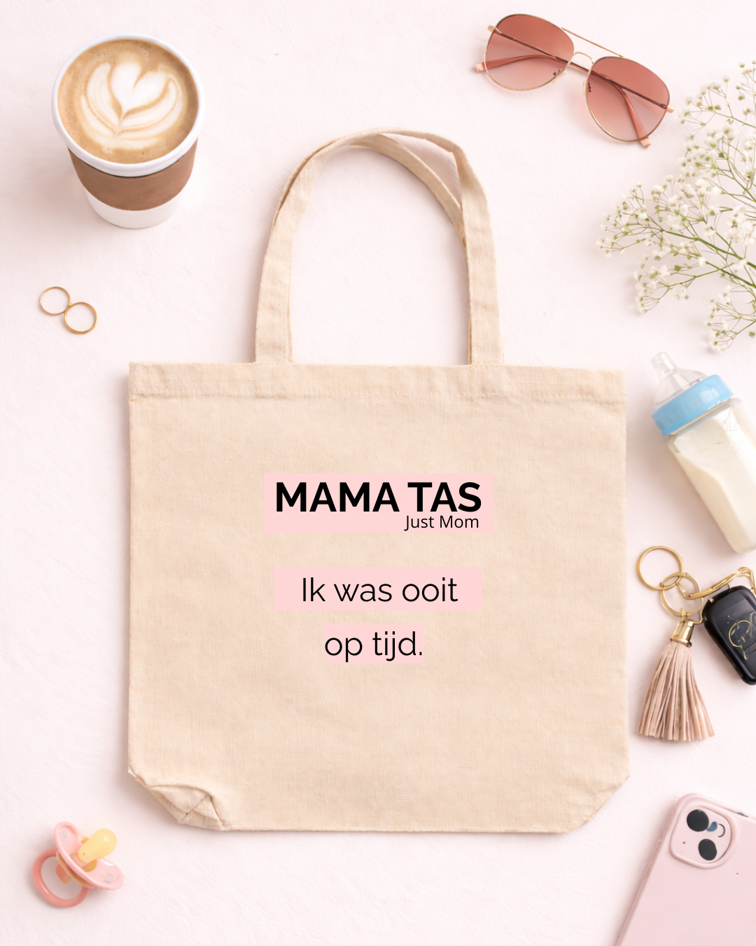 Just Mom Mama Tas - Tijd