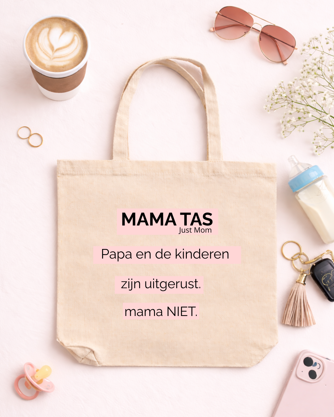 Just Mom Mama Tas - Uitgerust