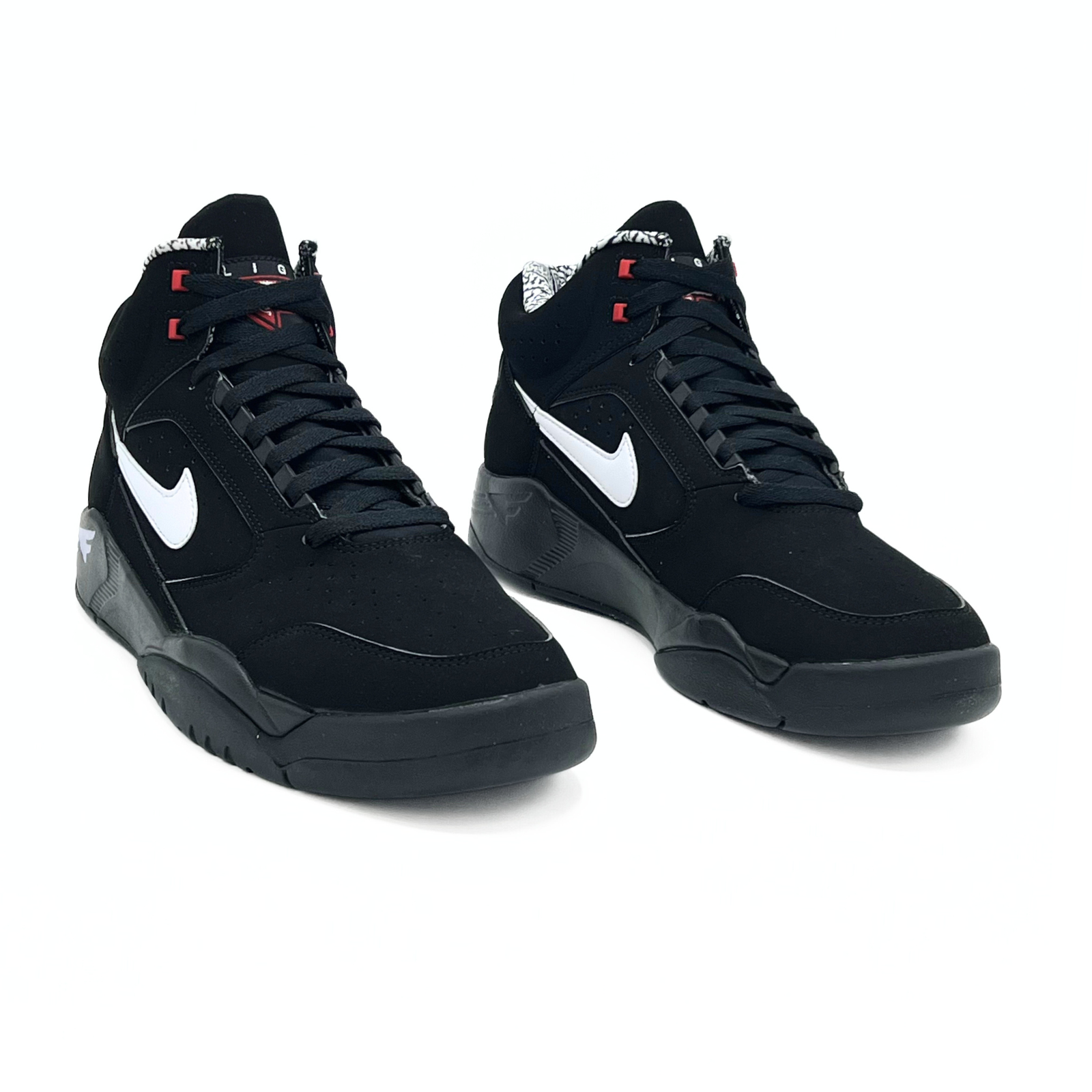 Nike Air Flight Lite II Mid (Black White/Varsity Red)