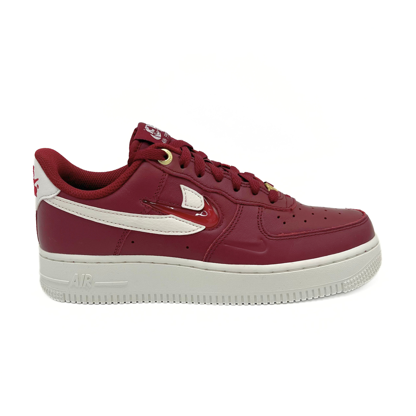 Nike Air Force 1 Low '07 Premium (History Of Logos) Team Red WMNS