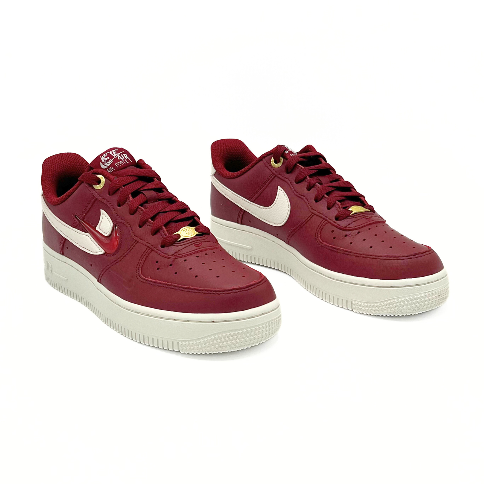 Nike Air Force 1 Low '07 Premium (History Of Logos) Team Red WMNS