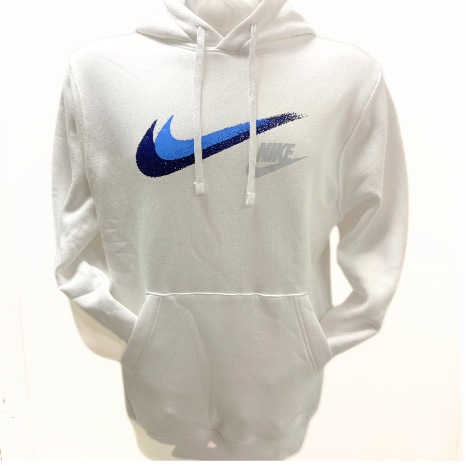 Nike Sportswear Pullover Fleece Double Swoosh (Wit)