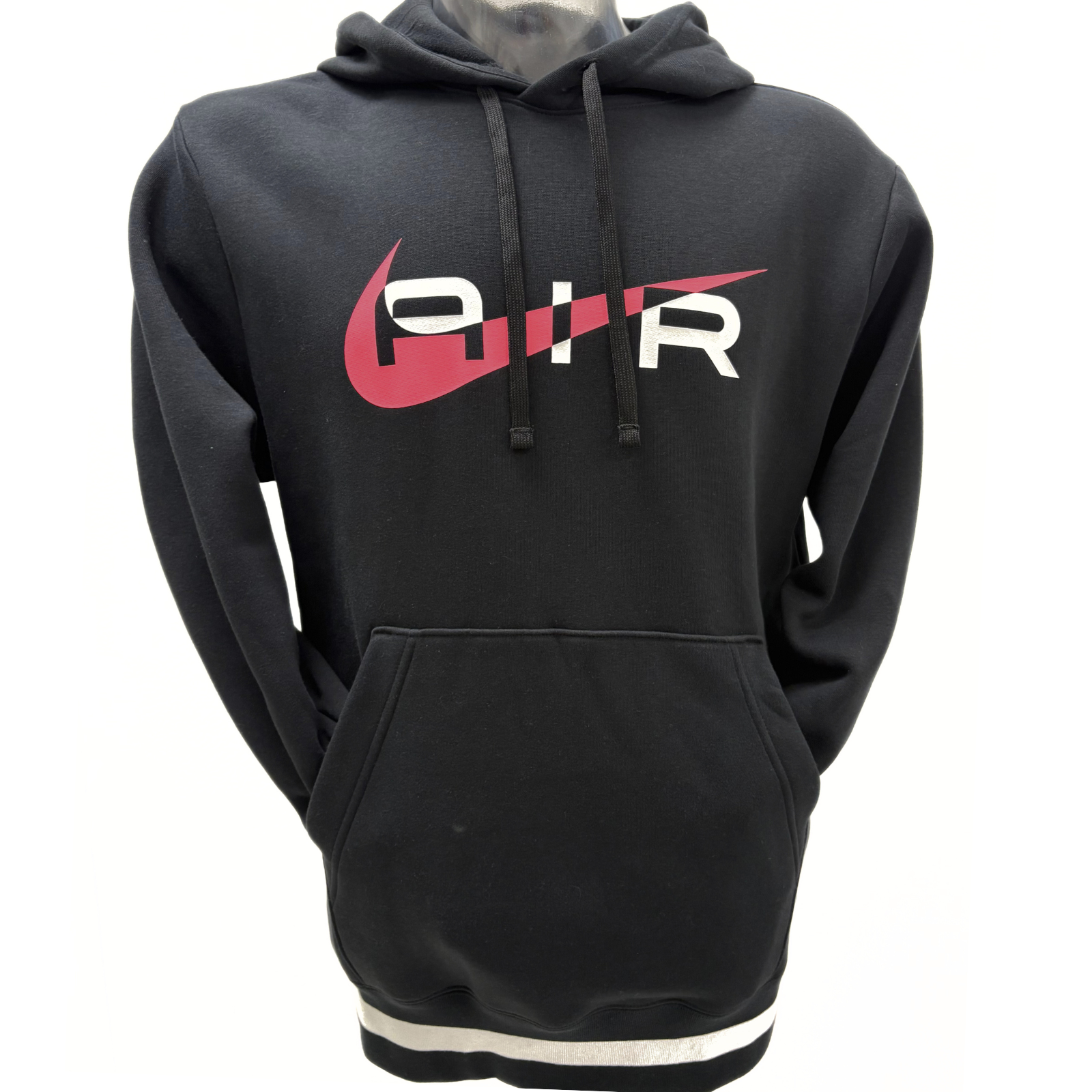 Nike Air Sportswear Brushed Fleece Hoodie (Zwart)