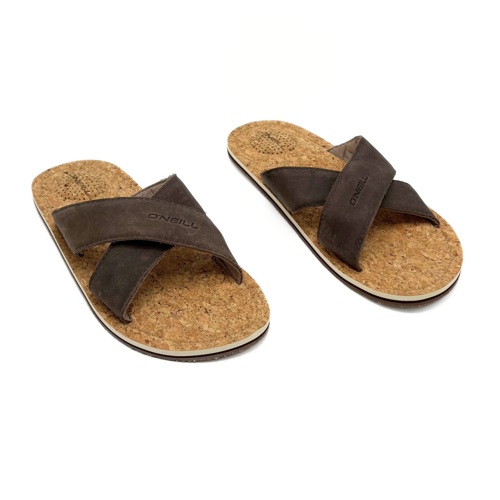 O'Neil - Axed Crazy Horse Leather Slippers (Brown)