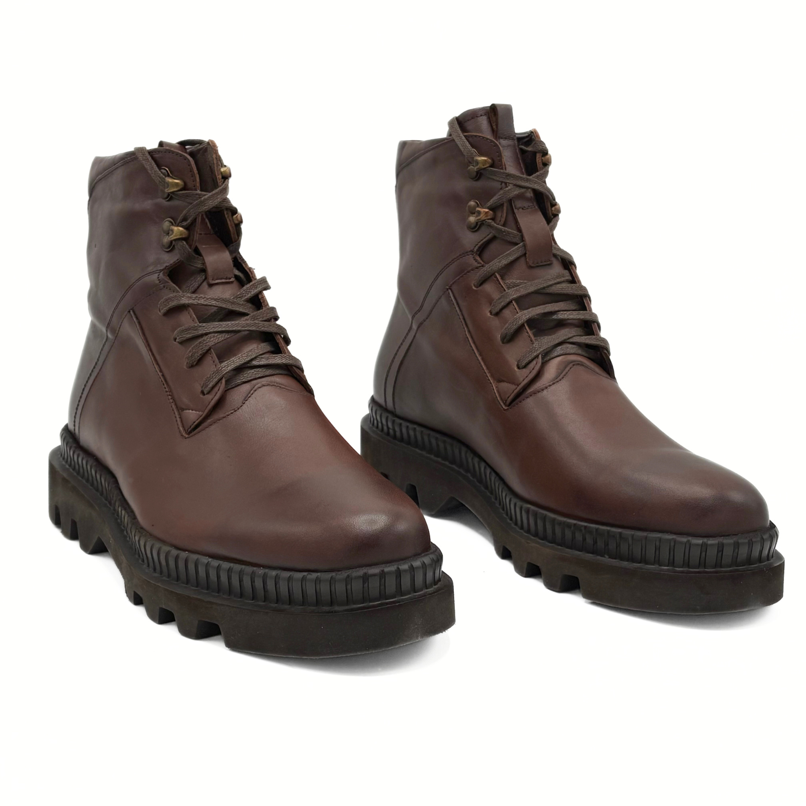 Van Dalen - Klark Leather Boots (Dark Brown)